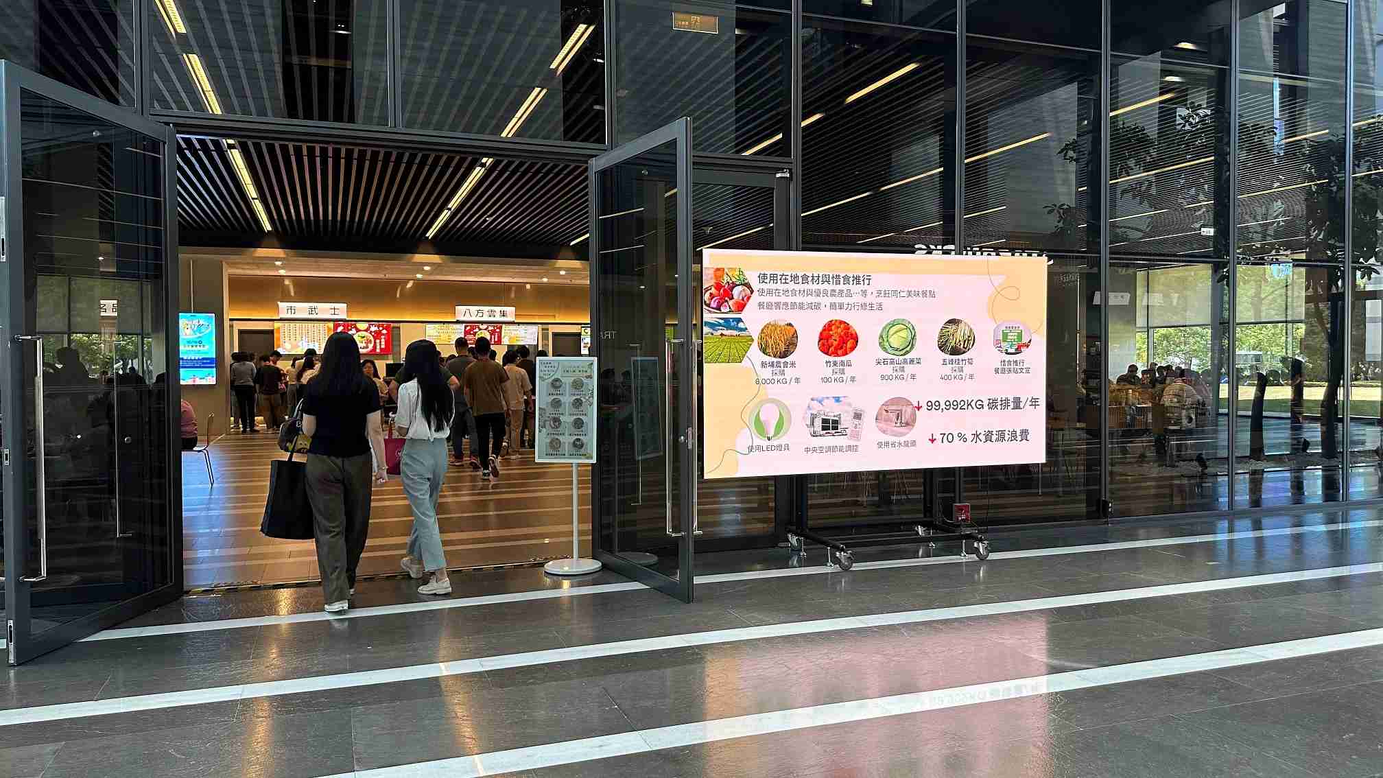  蓝狮在线从日常办公环境出发，，，，于总部大楼员工餐厅推广低碳饮食、、发起减碳挑战等，，，由内而外引导员工反思及改变个人日常行为，，将公司转型成推动永续发展的重要场域