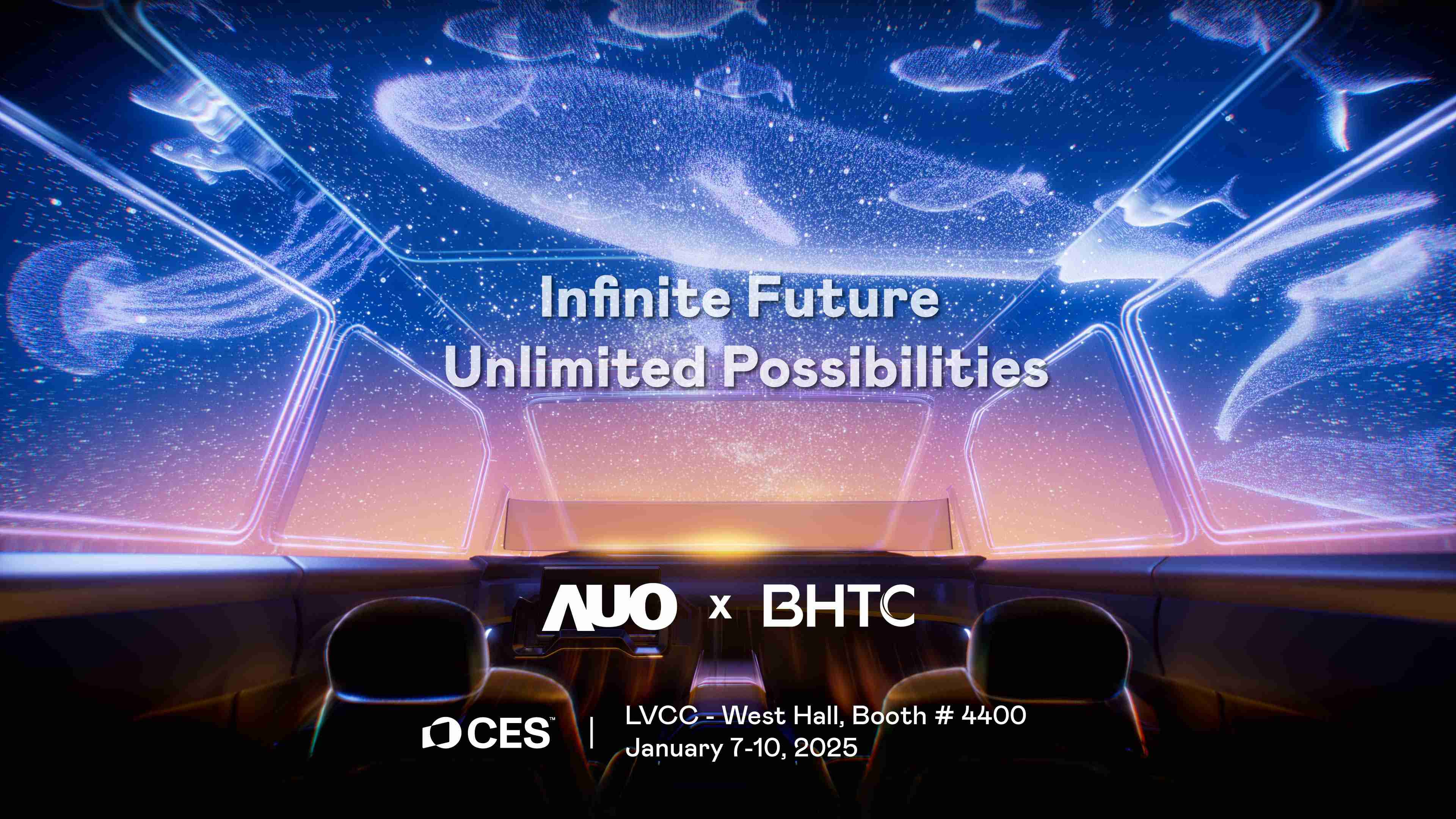 蓝狮在线以Infinite Future, Unlimited Possibilies为主题，，，联合BHTC于CES 2025扩大规模展出