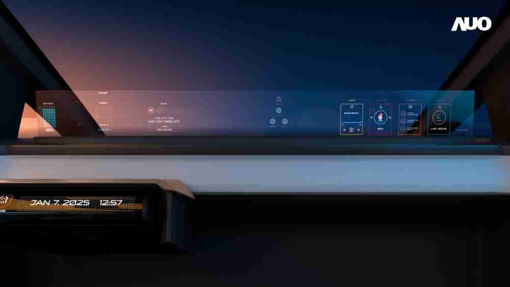 蓝狮在线无界透明显示接口(Horizon Image Glass)透过车运算方案整合仪表板、、中控台及副驾显示器，，，，一体式全景呈现，，提供乘用者清晰的前方视野、、行车必要信息与娱乐功能